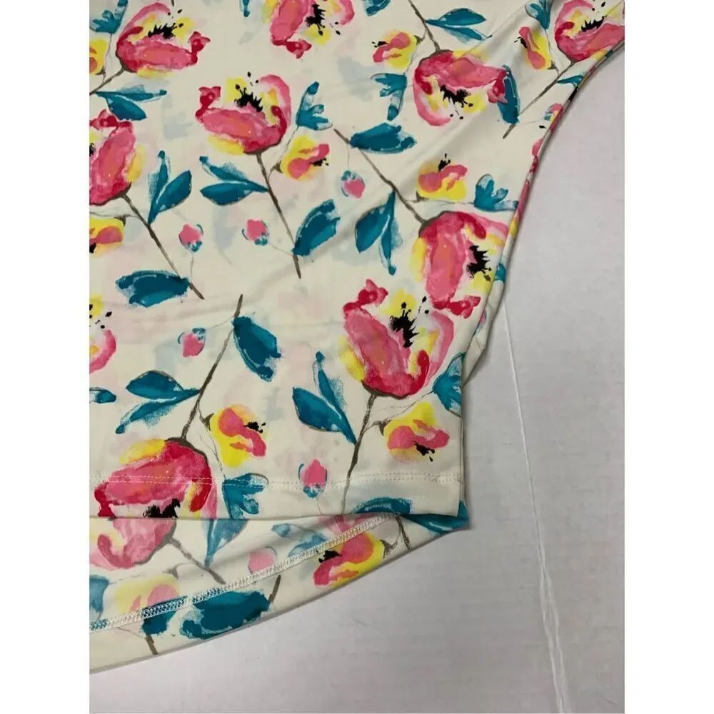 Floral Patterned Slouchy Blouse - Picture 3 of 7